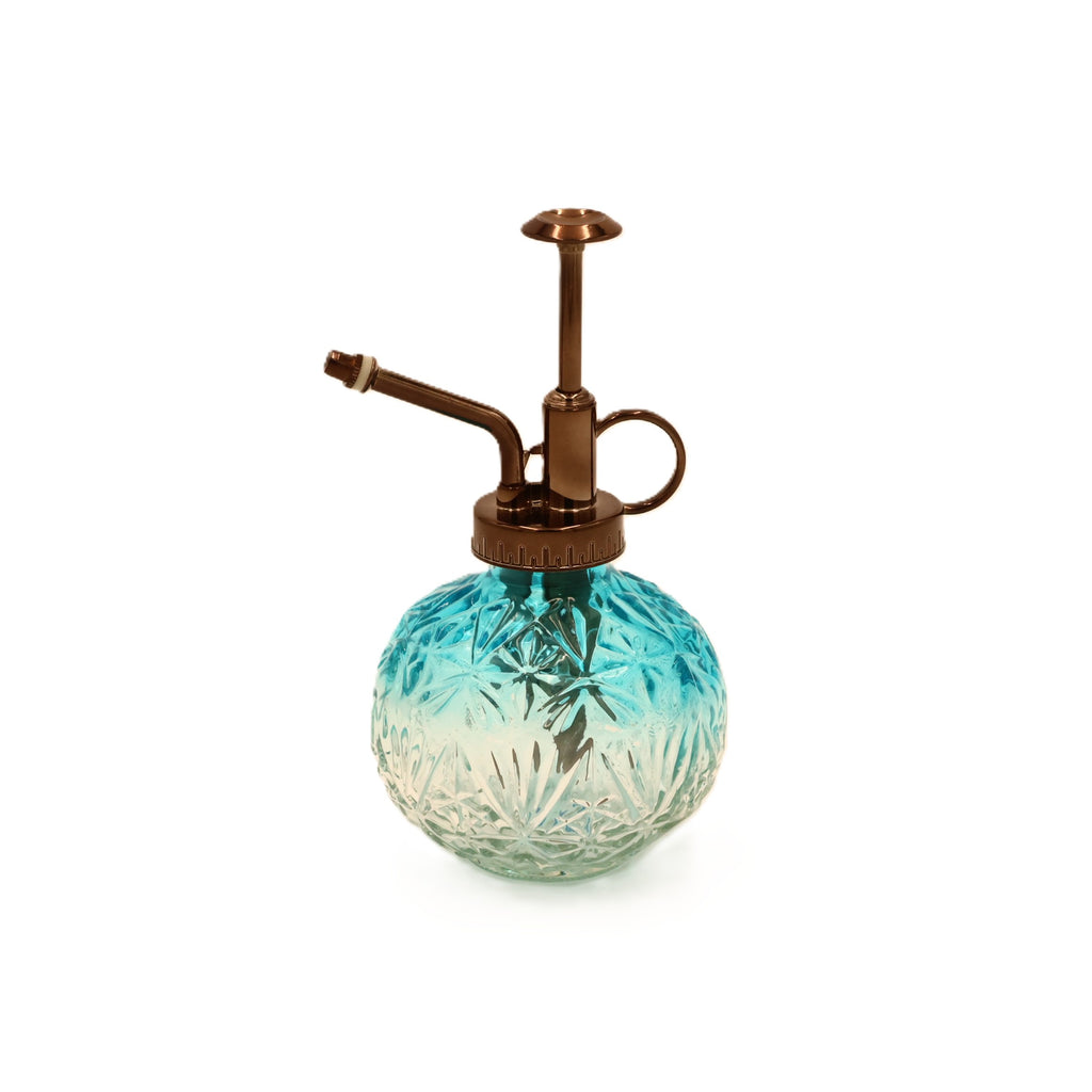 Glass Plant Mister Blue